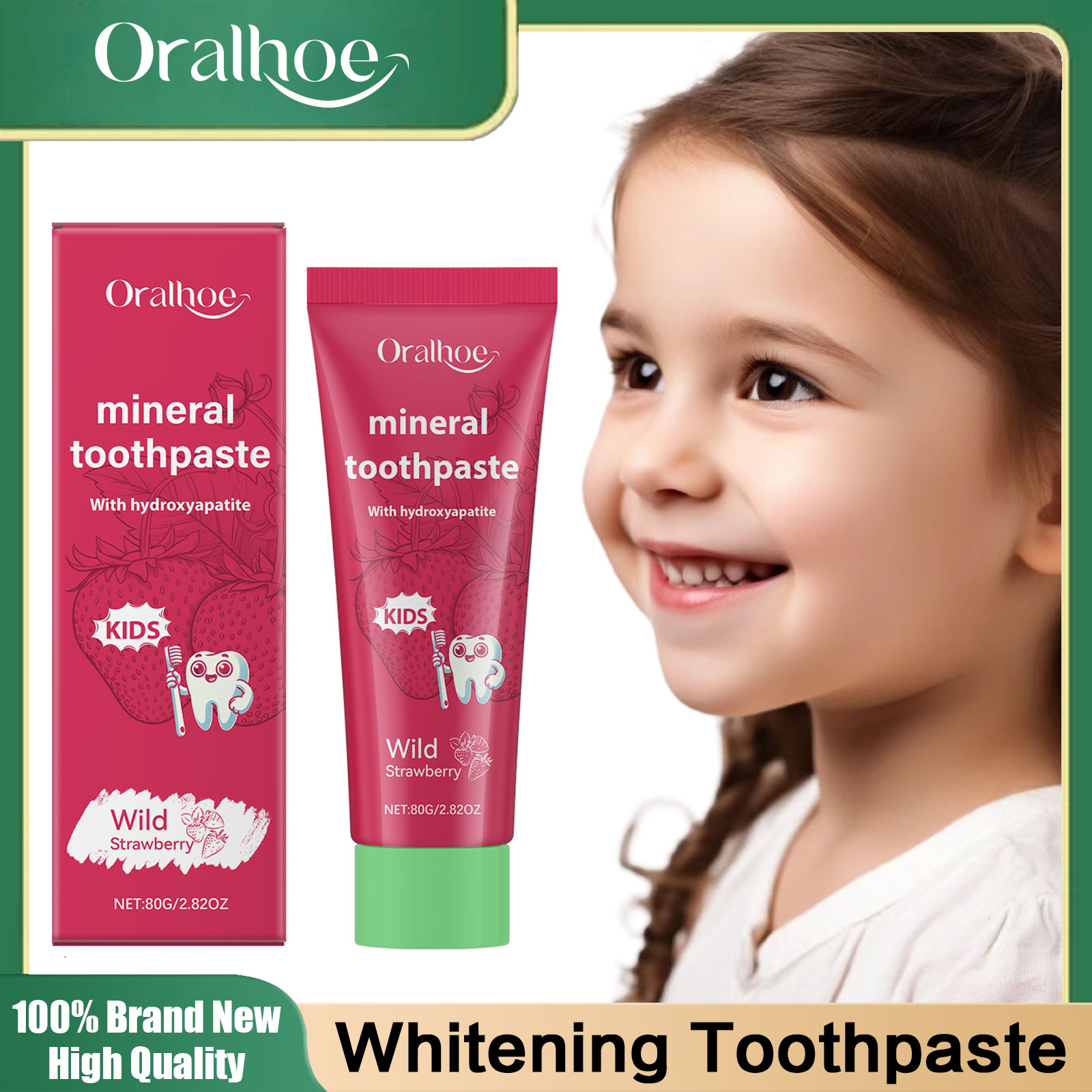 Teeth Whitening Promotion - Pasta de dientes anticaries para niños,