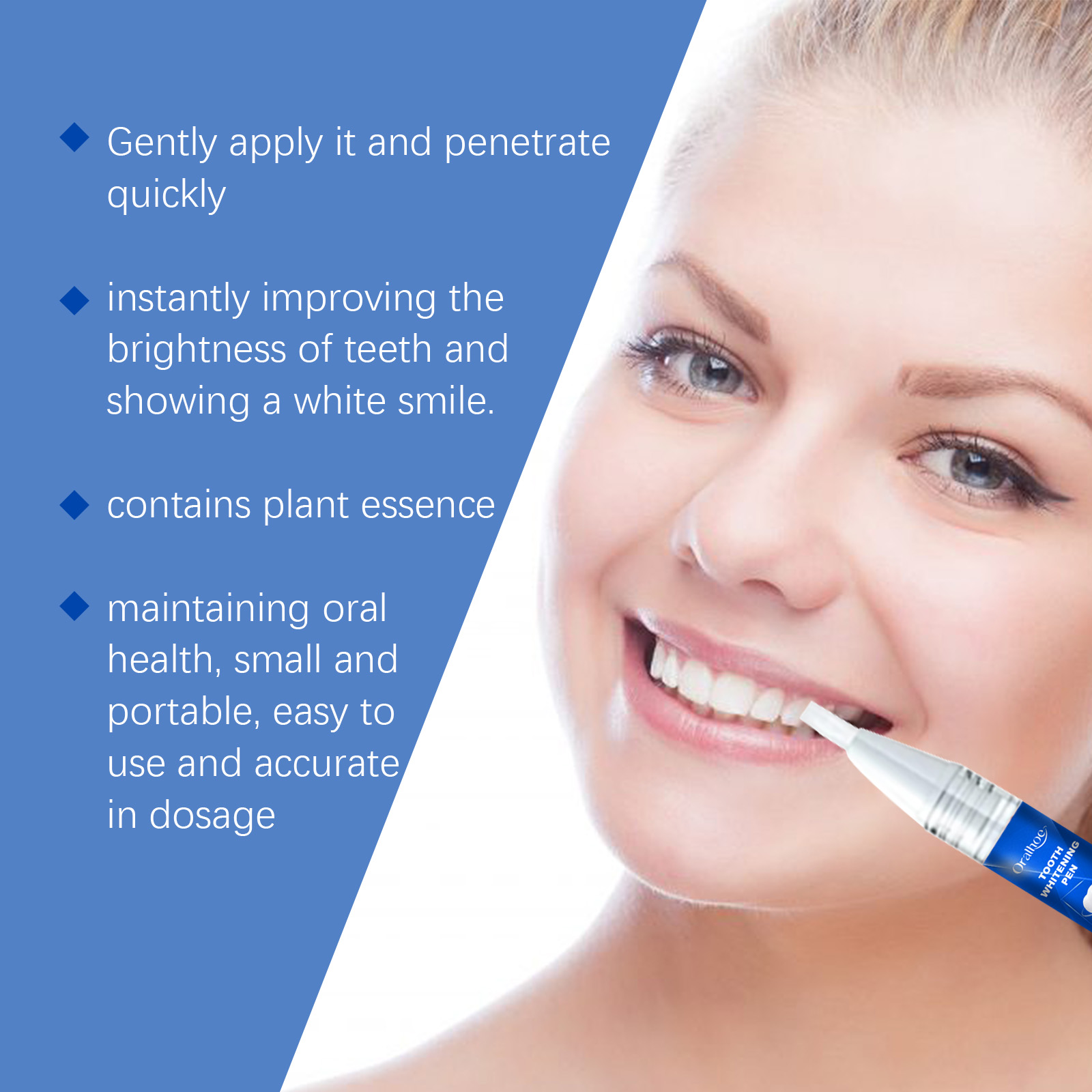 Pluma de esencia para limpieza - Teeth Whitening Before And After reseña y precio