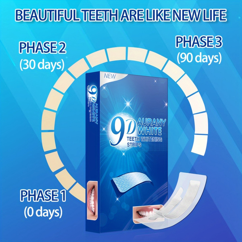21 pares de tiras blanqueadora - Teeth Whitening Before And After reseña y precio