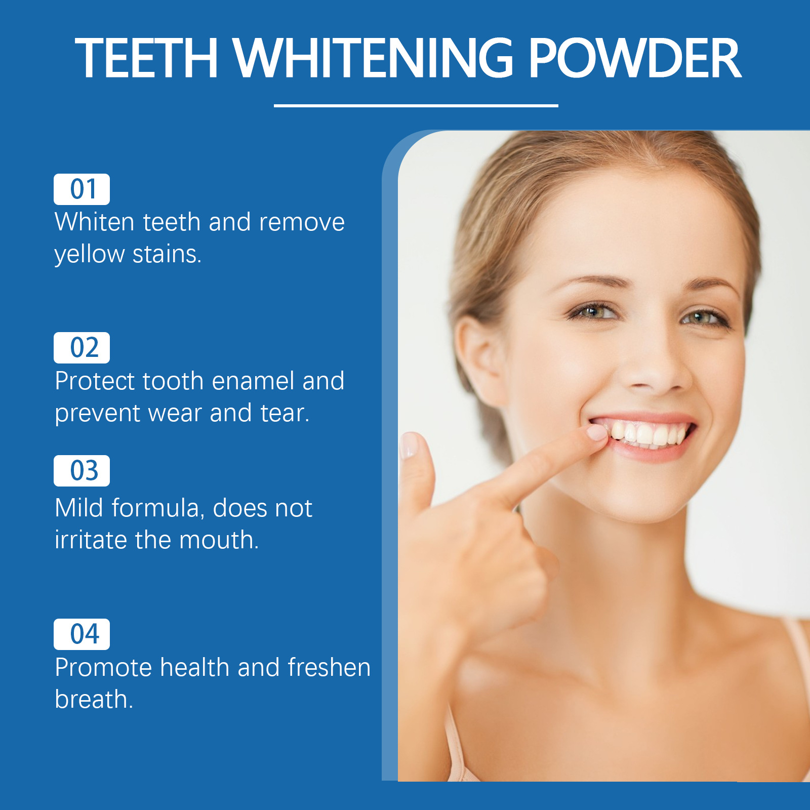 ORALHOE Polvo Blanqueador Dent - Teeth Whitening Instant reseña y precio
