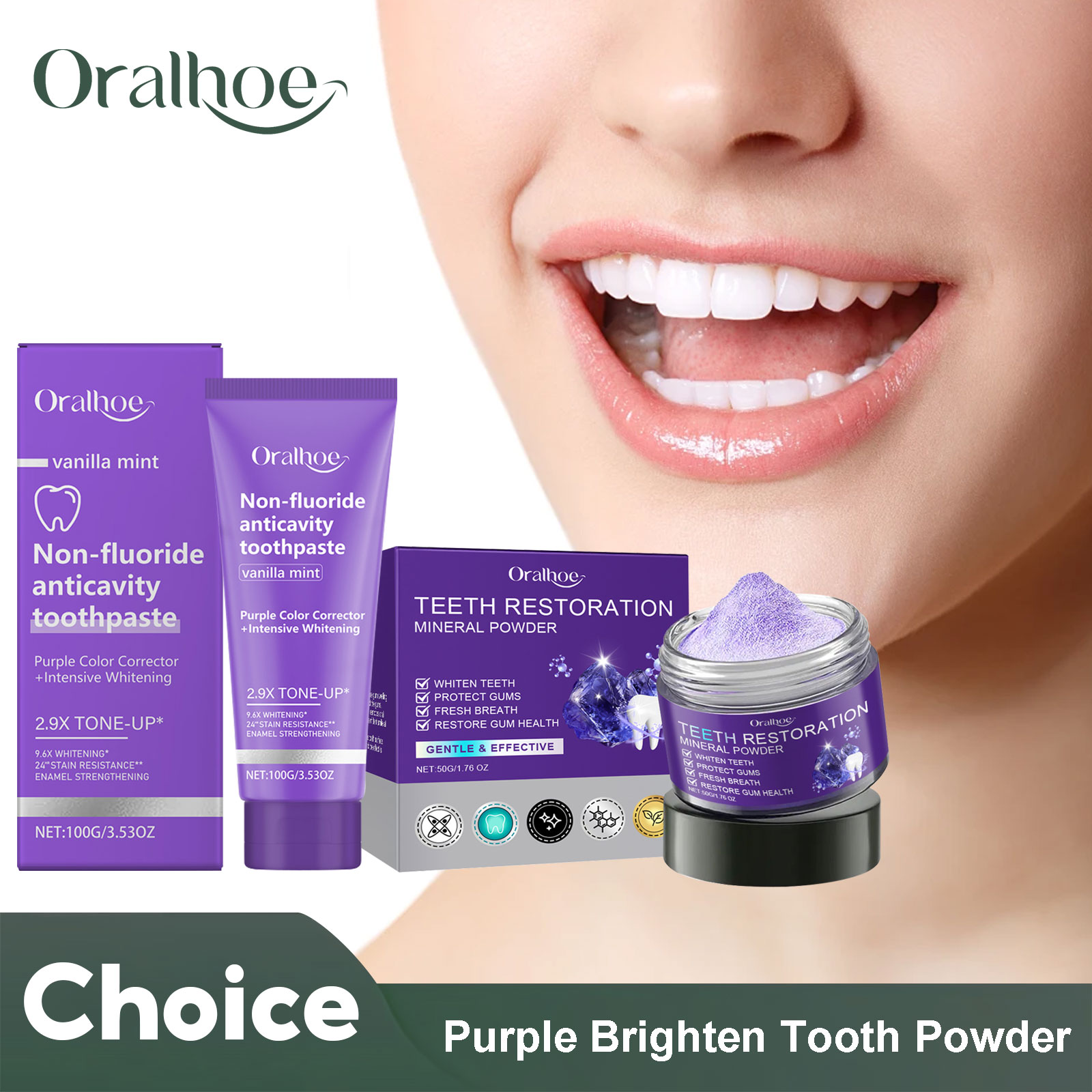 Teeth Restoration Mineral Powd - Teeth Whitening Instant reseña y precio