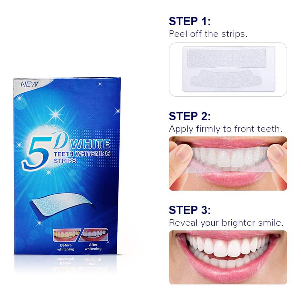 Tiras Blanqueadoras de Dientes - Teeth Whitening Before And After reseña y precio